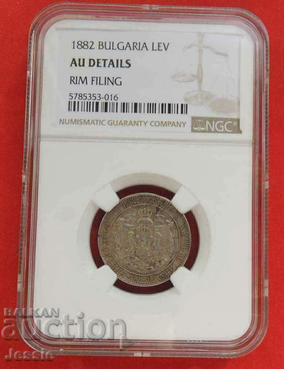 Delivery of 1 BGN 1882 NGC AU DETAILS COMPARE AND EVALUATE!