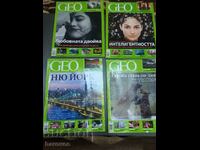 4 pcs. GEO Magazines from 2012