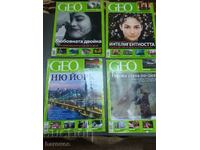 4 pcs. GEO Magazines from 2012