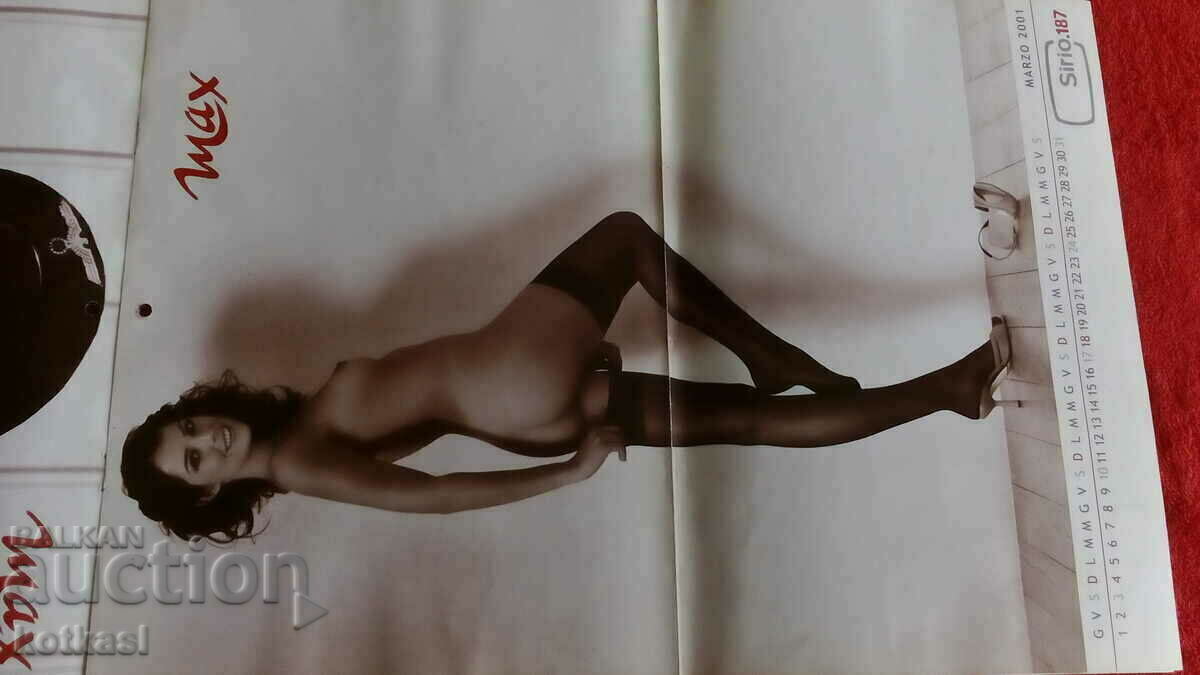 Auction  Old Erotic calendar 2001 max