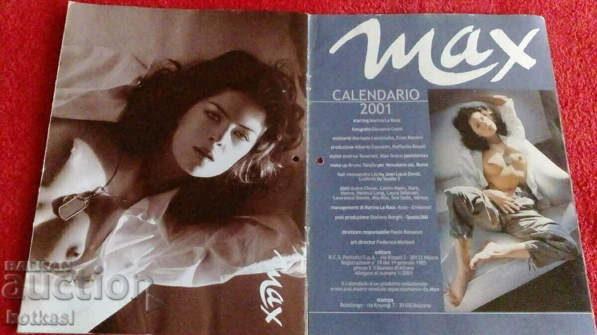 Old Erotic calendar 2001 max - 7