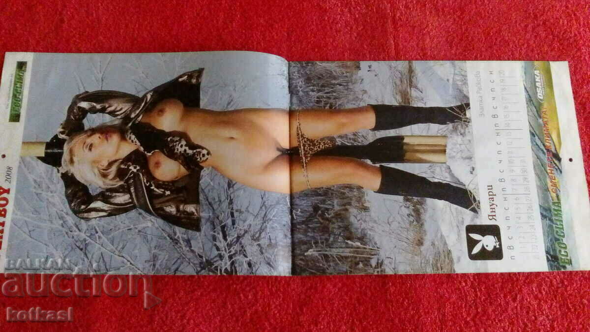 Old erotic calendar 2008 PLAYBOY with price 15.50 BGN | € 7.93 Old erotic calendar 2008 PLAYBOY with price 15.50 BGN | € 7.93