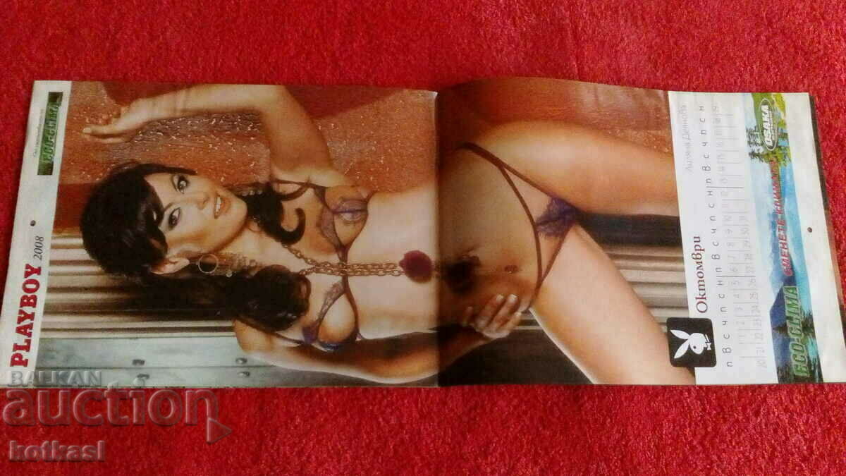 Old erotic calendar 2008 PLAYBOY - 6 Old erotic calendar 2008 PLAYBOY - 6