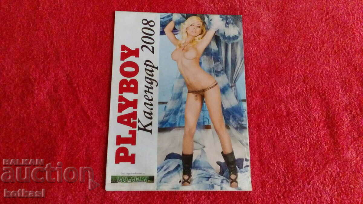 Old erotic calendar 2008 PLAYBOY