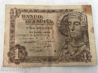 Spania 1 peseta 1948