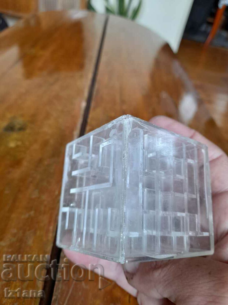 Old toy, cube maze - 5 Old toy, cube maze - 5