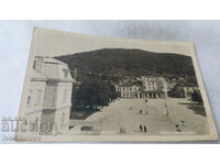 Carte poștală Piața Kyustendil cu Hisarlaka 1947