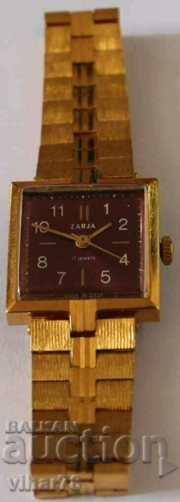 WOMEN'S GOLDEN WATCH ZARYA with price € 79.99 | 156.45 BGN