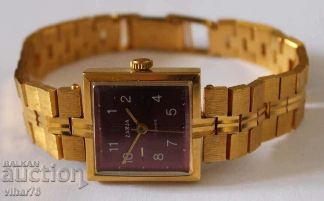 WOMEN'S GOLDEN WATCH ZARYA