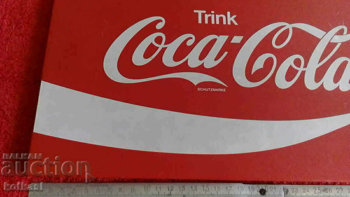Old Coca Cola sign with price 55.50 BGN | € 28.38 Old Coca Cola sign with price 55.50 BGN | € 28.38