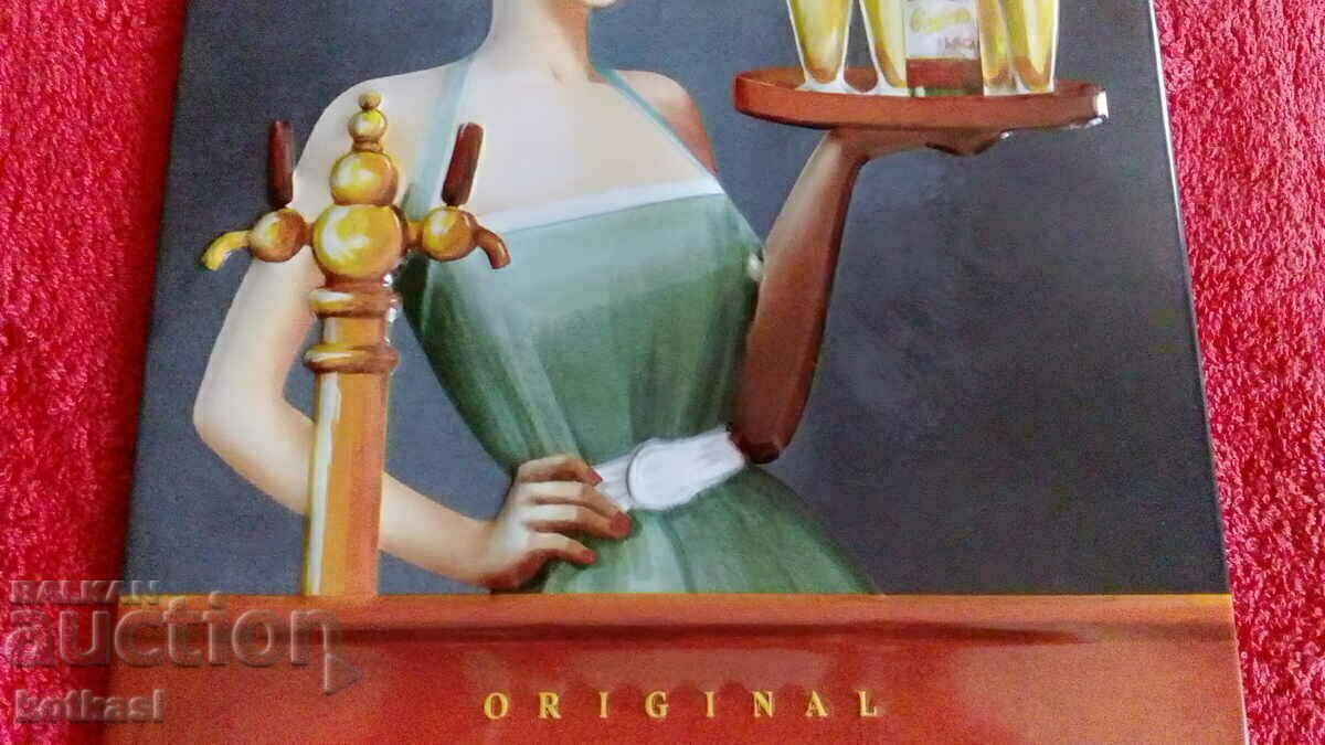 Auction Metal embossed advertising sign of Bira Auction Metal embossed advertising sign of Bira