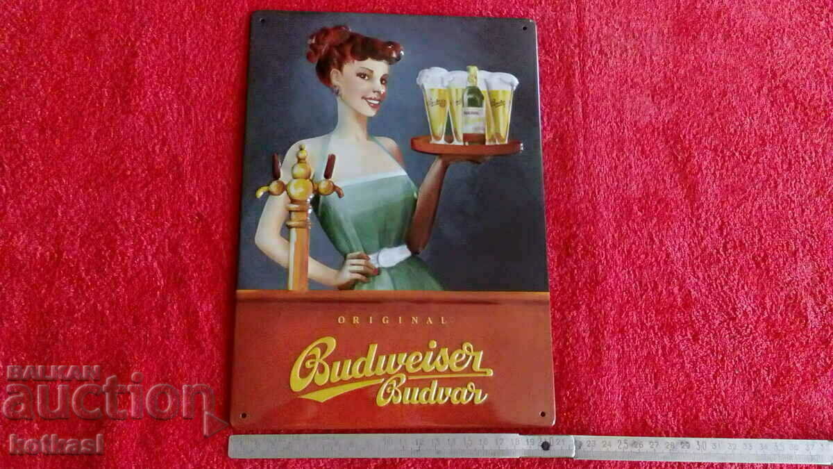 Metal embossed advertising sign of Bira Metal embossed advertising sign of Bira