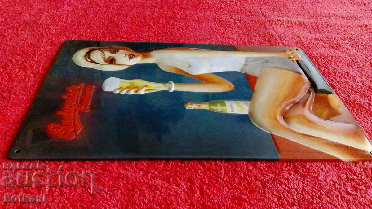 Metal embossed advertising sign of Bira - 6 Metal embossed advertising sign of Bira - 6