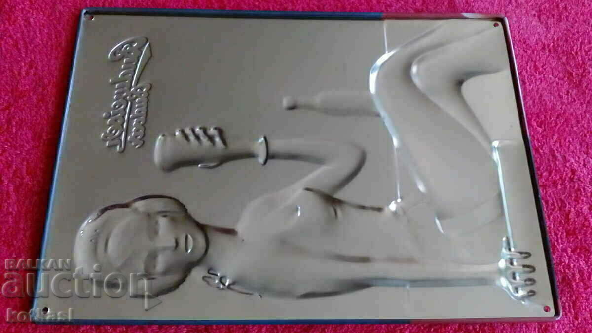 Metal embossed advertising sign of Bira - 7 Metal embossed advertising sign of Bira - 7