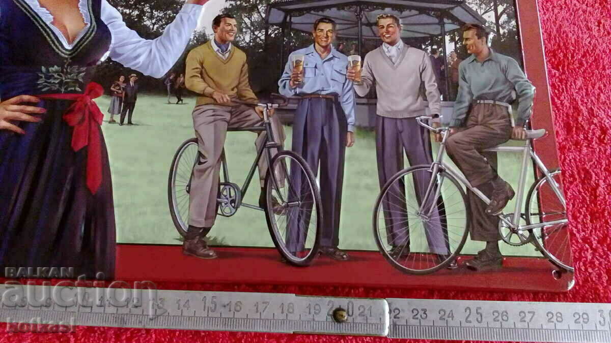 Auction Metal embossed advertising sign of Bira Auction Metal embossed advertising sign of Bira