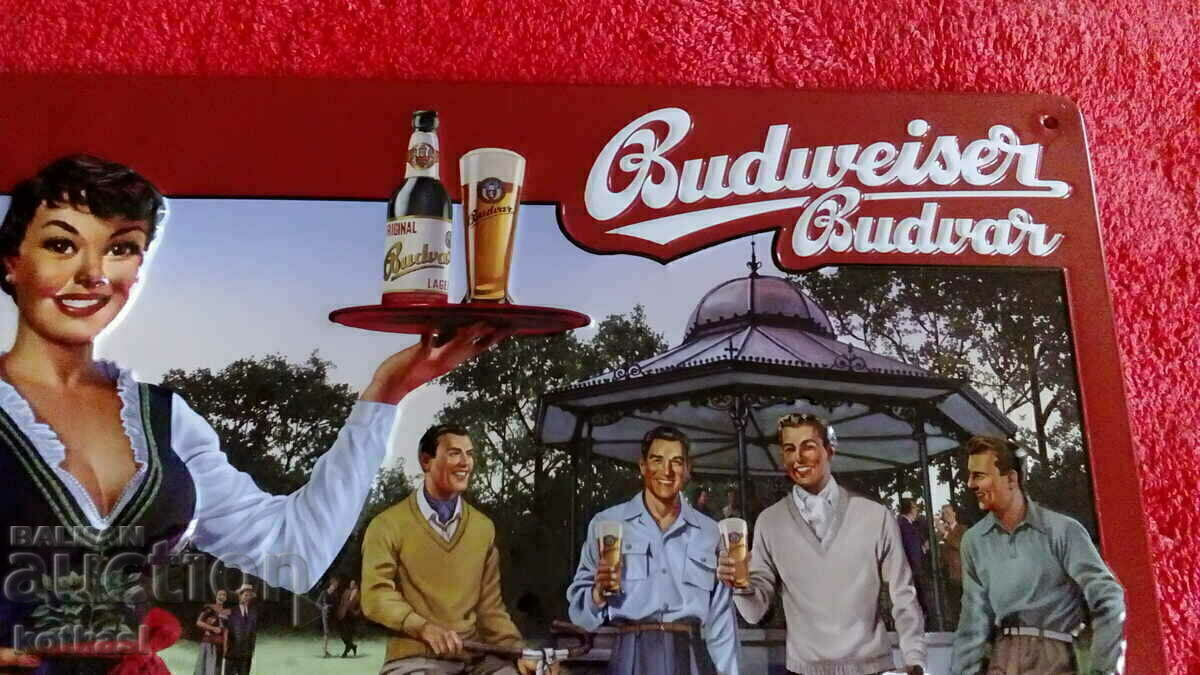 Delivery of Metal embossed advertising sign of Bira Delivery of Metal embossed advertising sign of Bira