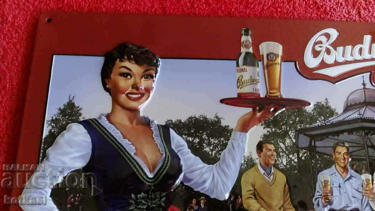 Metal embossed advertising sign of Bira - 5 Metal embossed advertising sign of Bira - 5