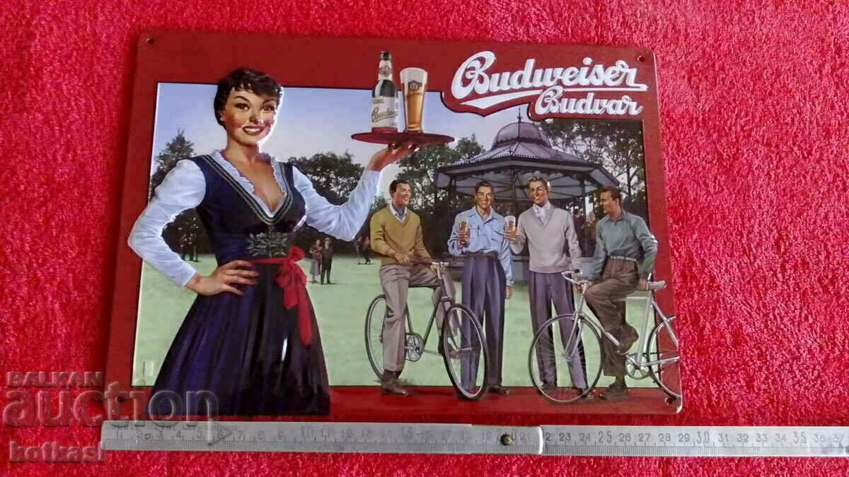 Metal embossed advertising sign of Bira Metal embossed advertising sign of Bira