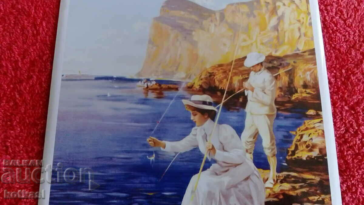 Auction Metal postcard Auction Metal postcard