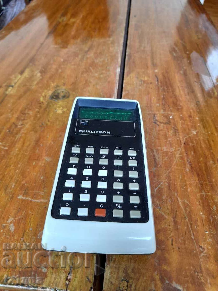 Παλιά αριθμομηχανή Qualitron με τιμή 40.00 BGN | € 20.45