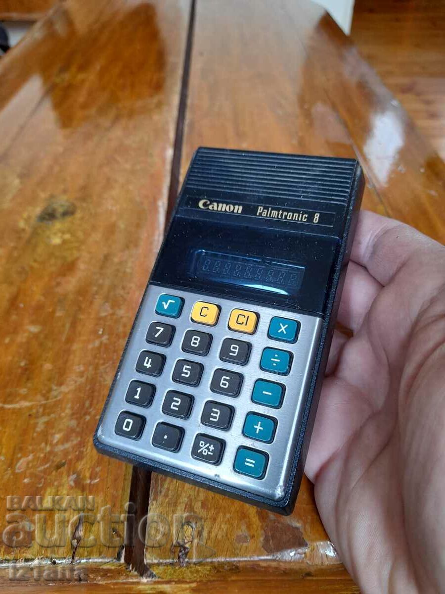 Old calculator Canon Palmtronic 8 with price 40.00 BGN | € 20.45 Old calculator Canon Palmtronic 8 with price 40.00 BGN | € 20.45