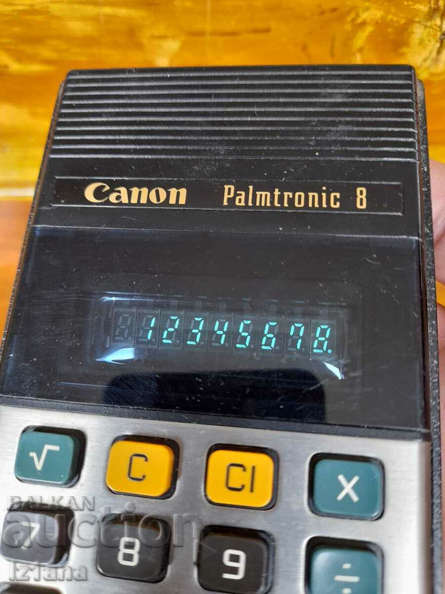 Old calculator Canon Palmtronic 8 - 6 Old calculator Canon Palmtronic 8 - 6