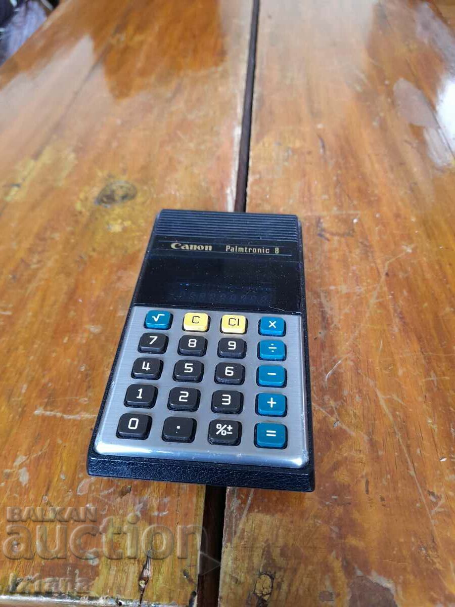 Old calculator Canon Palmtronic 8