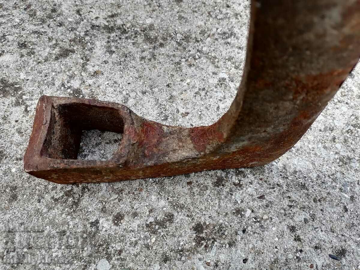 Auction An old ax shaft tool wrought iron Auction An old ax shaft tool wrought iron
