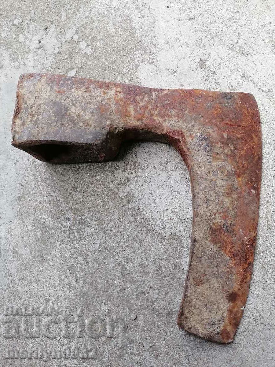 An old ax shaft tool wrought iron - 7 An old ax shaft tool wrought iron - 7