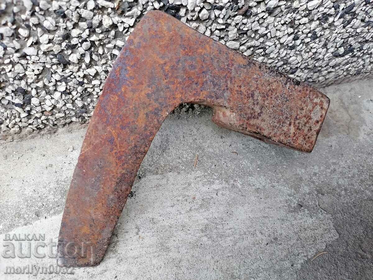 Auction An old ax shaft tool wrought iron Auction An old ax shaft tool wrought iron