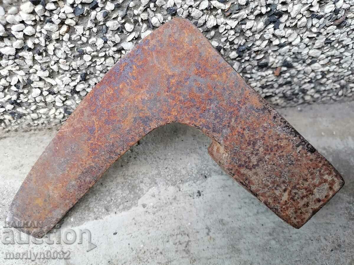 An old ax shaft tool wrought iron - 5 An old ax shaft tool wrought iron - 5