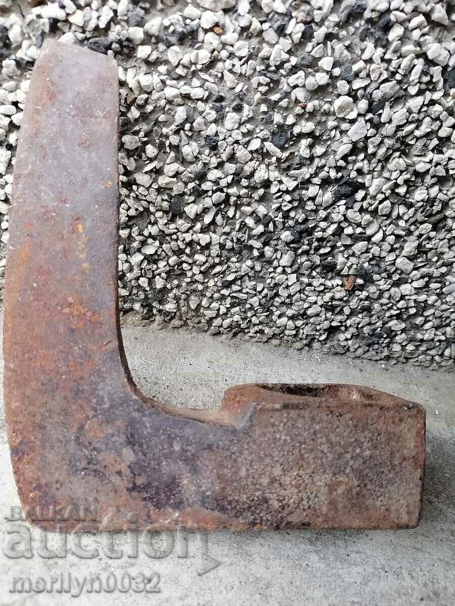 An old ax shaft tool wrought iron - 6 An old ax shaft tool wrought iron - 6
