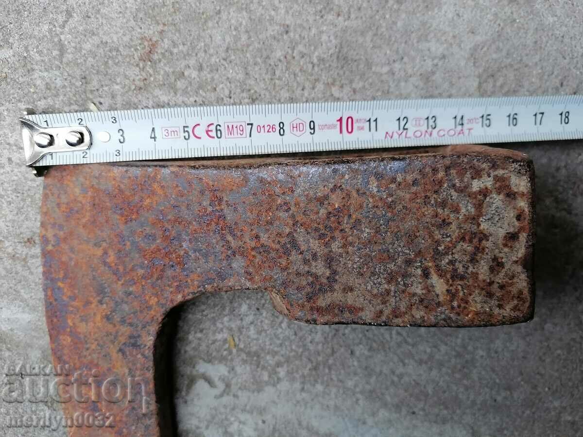 An old ax shaft tool wrought iron - 7 An old ax shaft tool wrought iron - 7