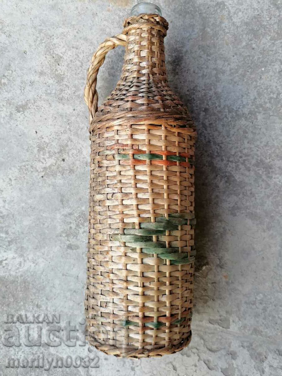 An old knit wreath, bottle with braid, bottle, glass - 7 An old knit wreath, bottle with braid, bottle, glass - 7