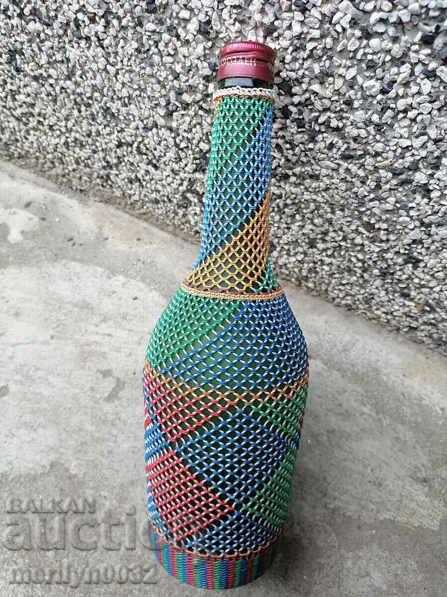 Παλιά λυγαριά κανάτα, μπουκάλι πλεκτά, γυάλινη φιάλη - 7 Παλιά λυγαριά κανάτα, μπουκάλι πλεκτά, γυάλινη φιάλη - 7