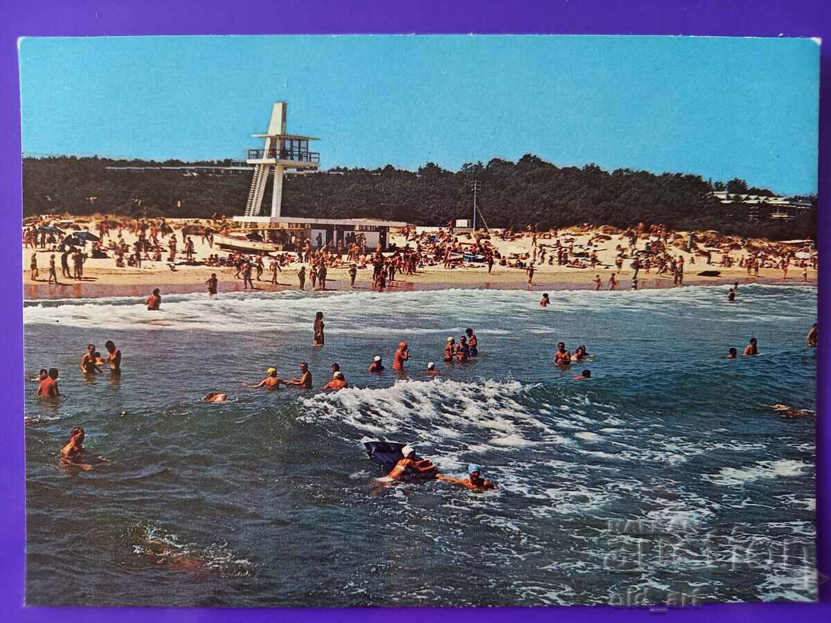 Пощенска картичка - Приморско, Плажът