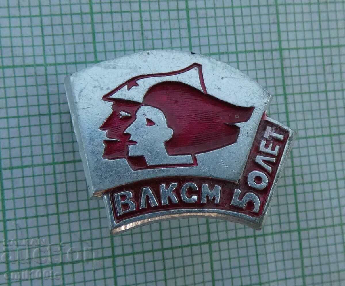 Badge - 50 years VLKSM