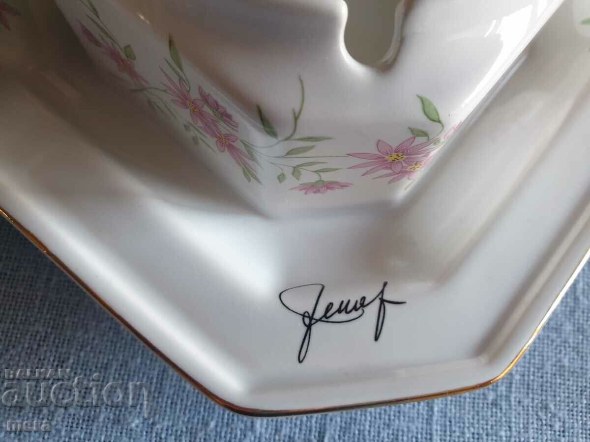 Παράδοση Κομψό πορσελάνινο μπολ ζάχαρης Παράδοση Κομψό πορσελάνινο μπολ ζάχαρης