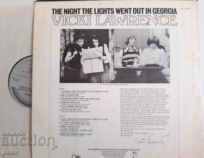 Vicki Lawrence - The Night The Lights Went Out In Georgia with price 15.00 BGN | € 7.67 Vicki Lawrence - The Night The Lights Went Out In Georgia with price 15.00 BGN | € 7.67