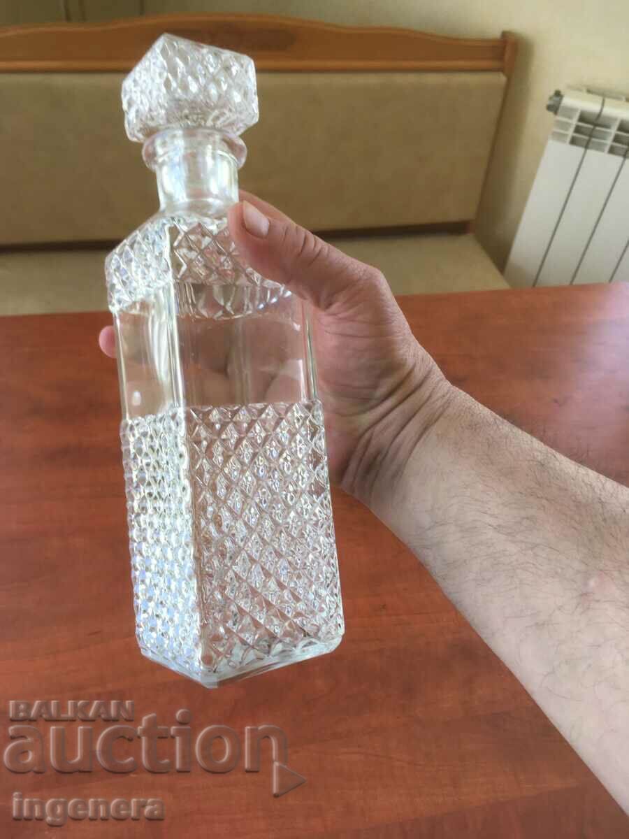 BOTTLE BOTTLE GLASS RELIEF THICK SOCA