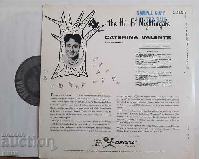 Caterina Valente - The Hi-Fi Nightingale ... 1956 with price 25.00 BGN | € 12.78 Caterina Valente - The Hi-Fi Nightingale ... 1956 with price 25.00 BGN | € 12.78