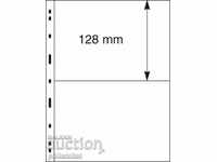 Lindner Uniplate banknote sheet transparent two banknotes