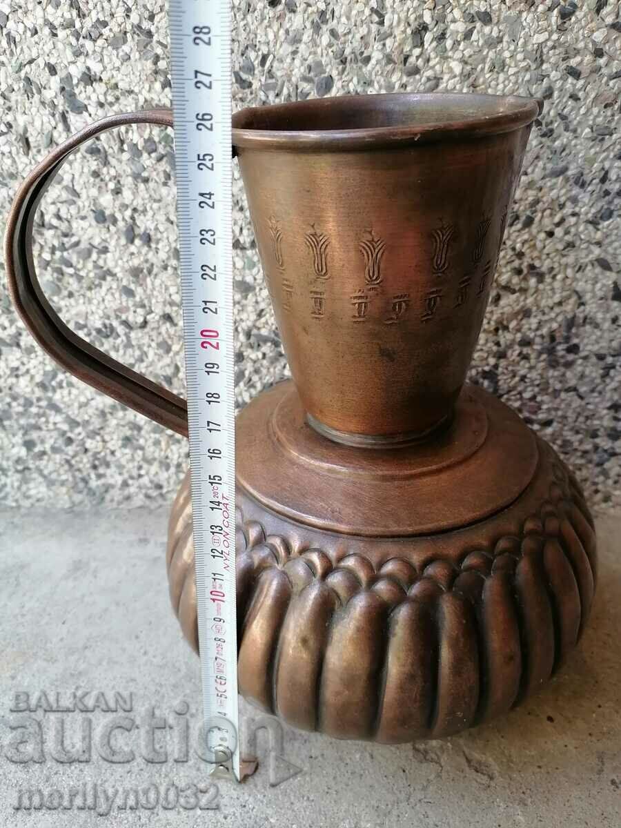Auction  Copper jug copper, copper vessel jug goblet