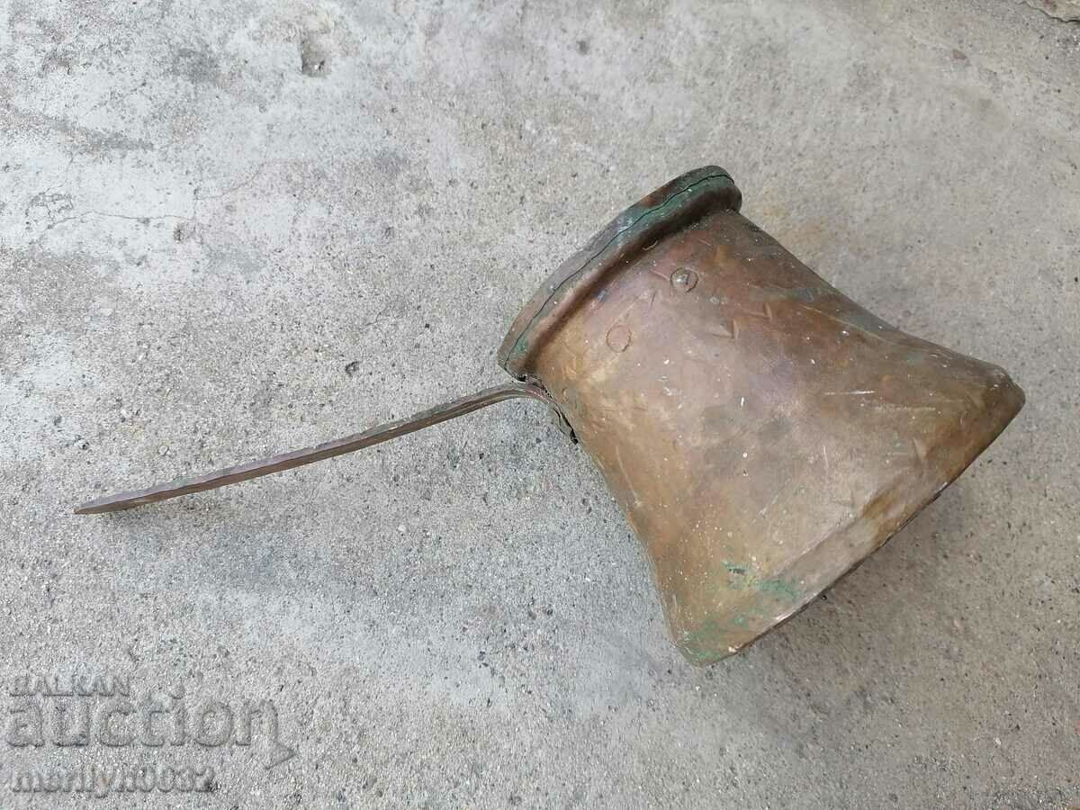 Παλιά χαλκού κονσερβοποιημένα κατσαρόλα, μπρίκι, χαλκό, σκάφος χαλκού - 6