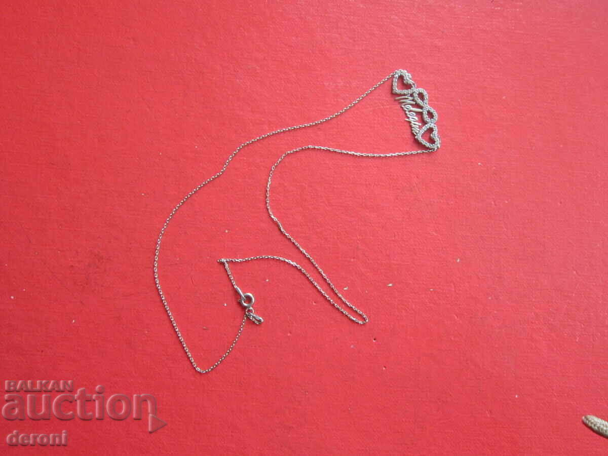 Delivery of Great silver necklace with 925 stones 1 Delivery of Great silver necklace with 925 stones 1