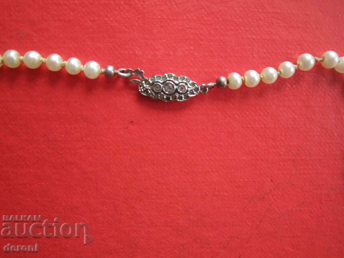 Great necklace necklace pearls and silver with price 30.00 BGN | € 15.34 Great necklace necklace pearls and silver with price 30.00 BGN | € 15.34