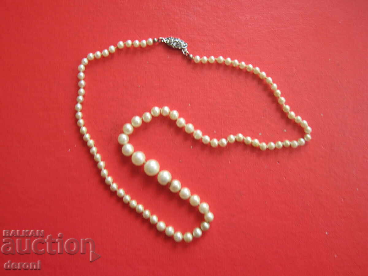 Great necklace necklace pearls and silver - 5 Great necklace necklace pearls and silver - 5