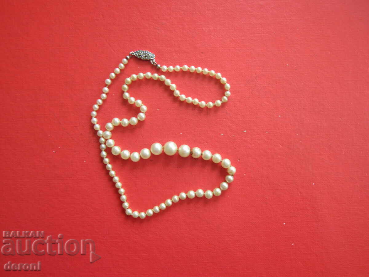 Great necklace necklace pearls and silver - 7 Great necklace necklace pearls and silver - 7