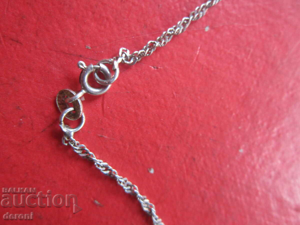 Great silver necklace chain 2 with price 15.00 BGN | € 7.67