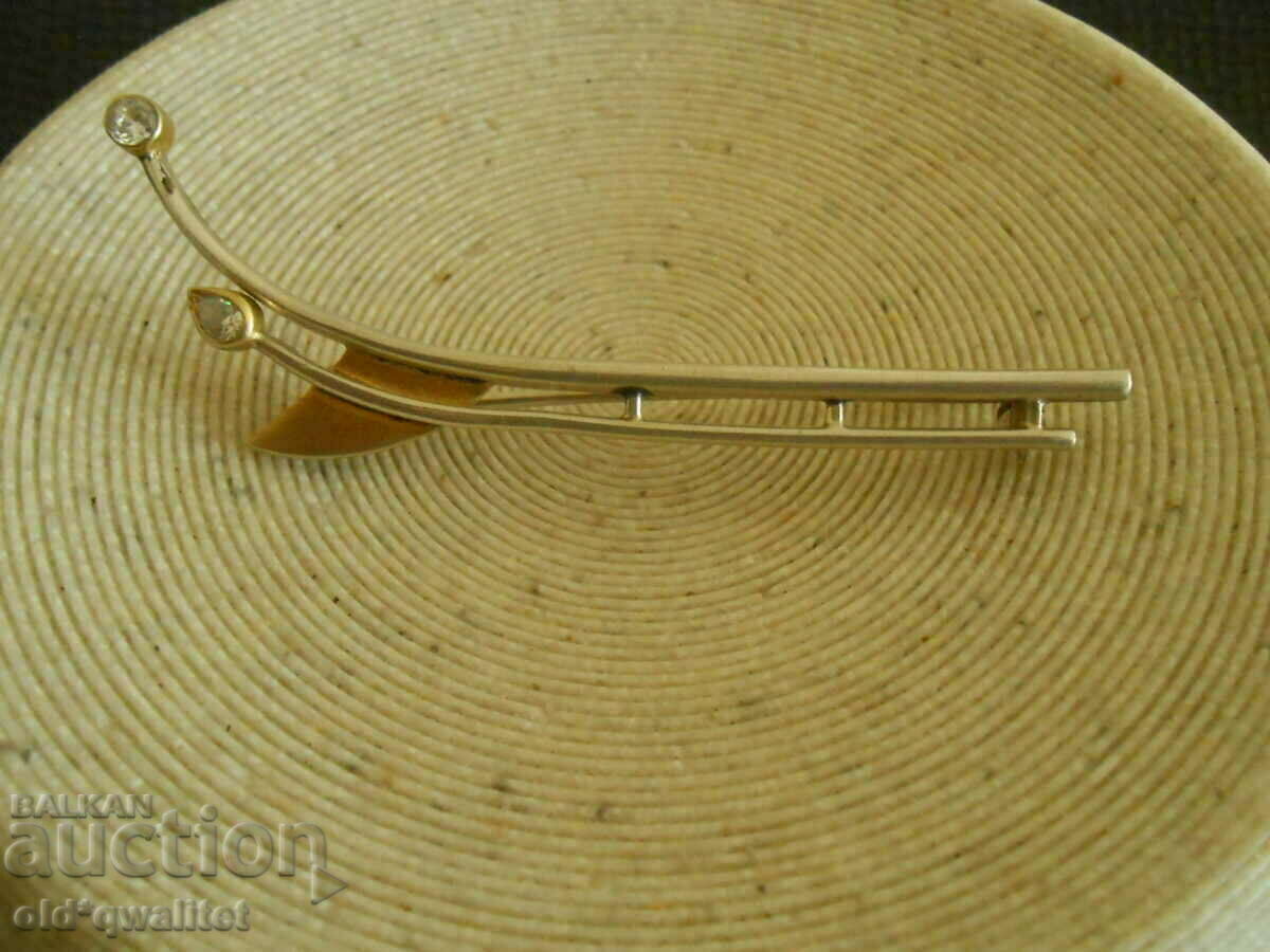 Auction Old silver BROOCH, big, attractive Auction Old silver BROOCH, big, attractive